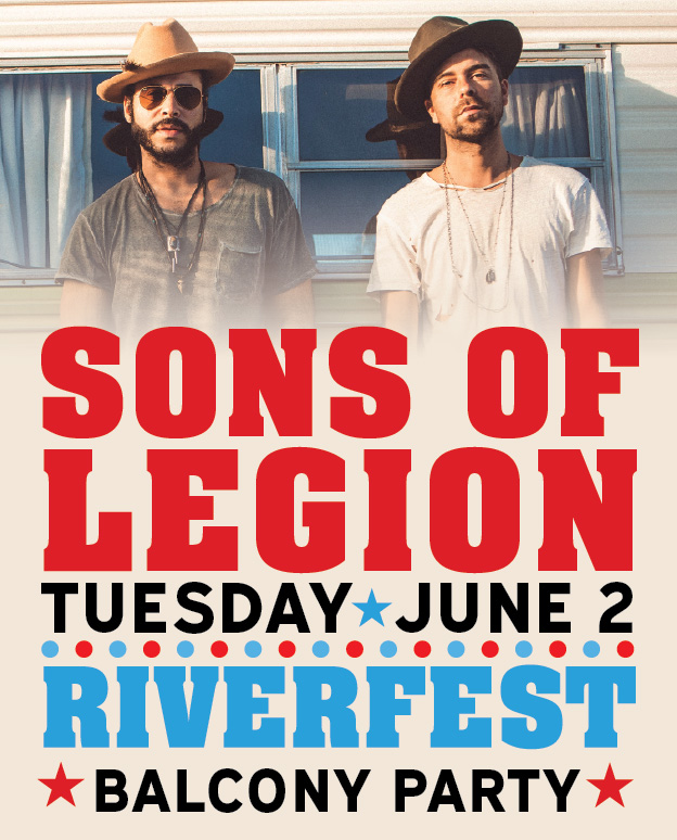 Sons of Legion -- Riverfest Balcony Party Jun 2