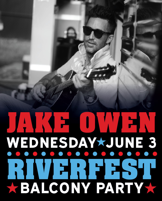 Jake Owen & Cam Allen -- Riverfest Balcony Party Jun 3