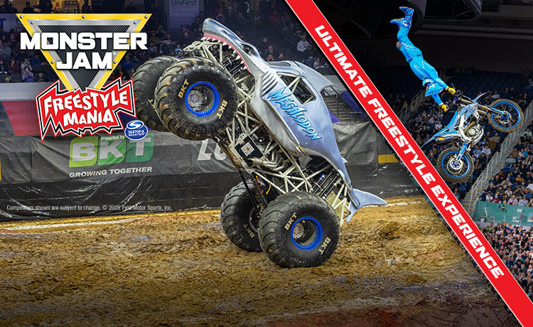 Monster Jam Freestyle Mania presented by Spin Master Feb 27-28