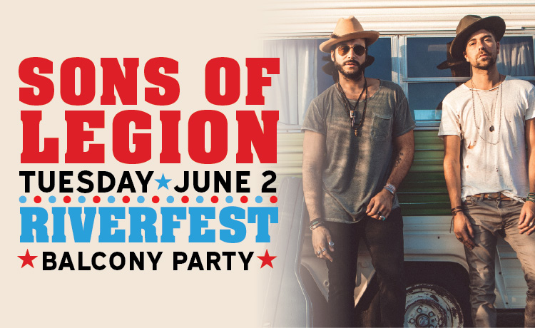 Sons of Legion -- Riverfest Balcony Party Jun 2