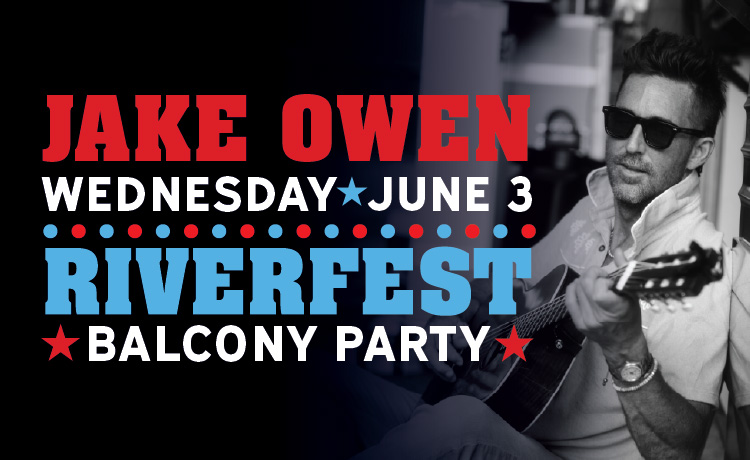 Jake Owen & Cam Allen -- Riverfest Balcony Party Jun 3