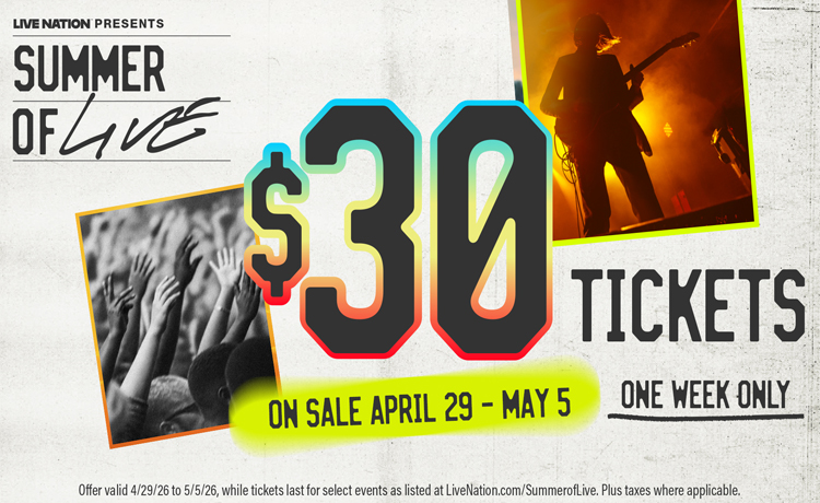 Summer of Live Promotion Apr 29-May 5
